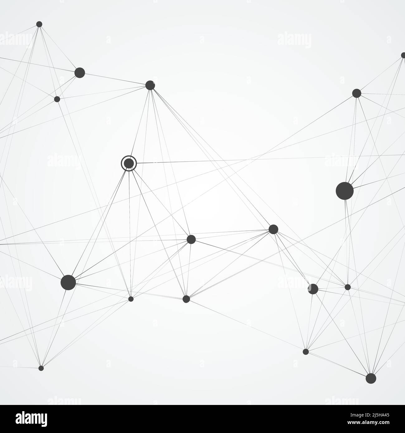 Connected structure lines and dots. Medical, technology, chemistry ...
