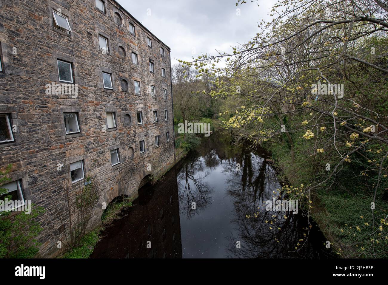 Deans Village, Edinburgh Scotland Stock Photo Alamy