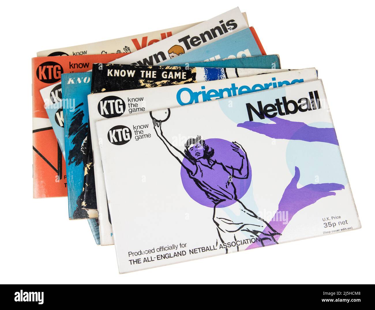 Know the Game instruction books for sports activities, UK Stock Photo