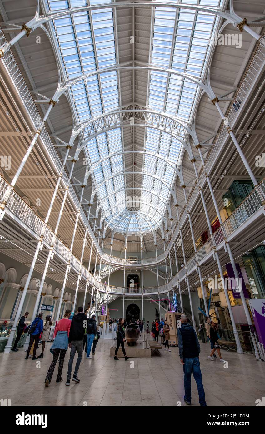 National Museum of Scotland, Edinburgh interior Stock Photo Alamy