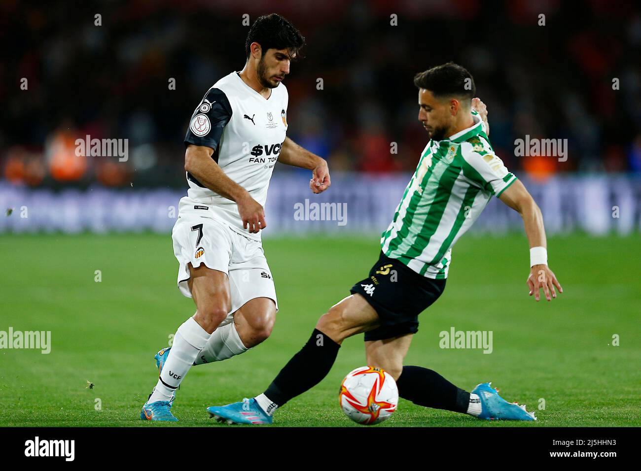 Gabriel Paulista of Valencia CF during the Copa del Rey match between Real  Betis and Valencia CF played at La Cartuja Stadium on April 23, 2022 in  Sevilla, Spain. (Photo by Antonio