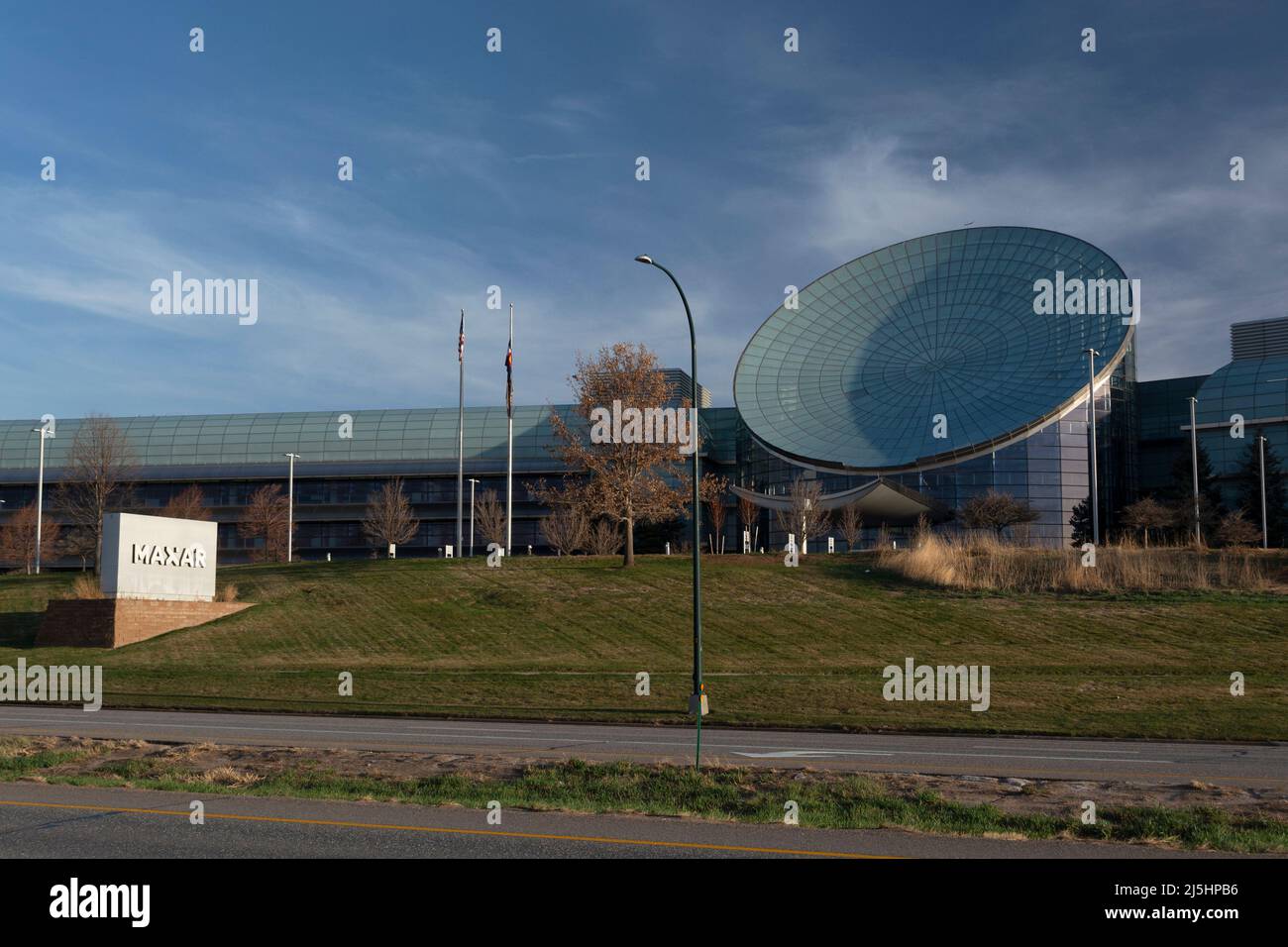 WESTMINSTER, CO, USA - Apr. 2, 2022: Maxar Technologies headquarters ...