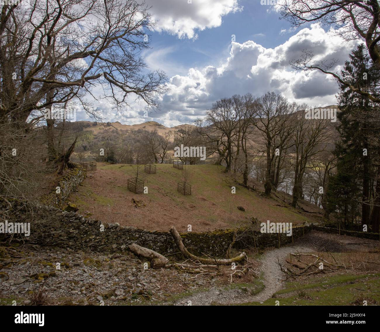 Landscape Images at the Lake District National Park in Cumbria - United Kingdom Stock Photo