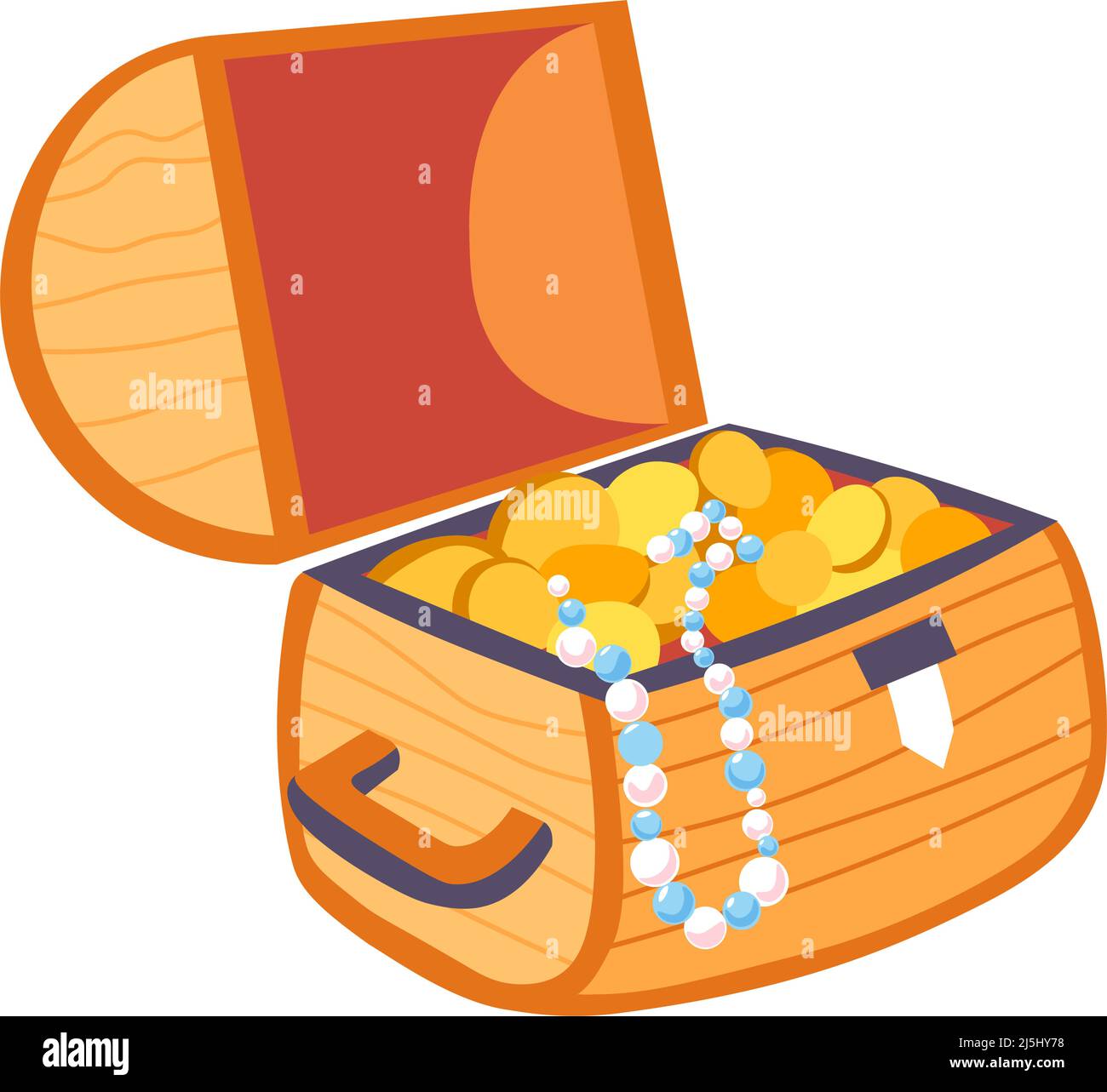 Treasure chest with gold and gem stones vector Stock Vector Image & Art ...
