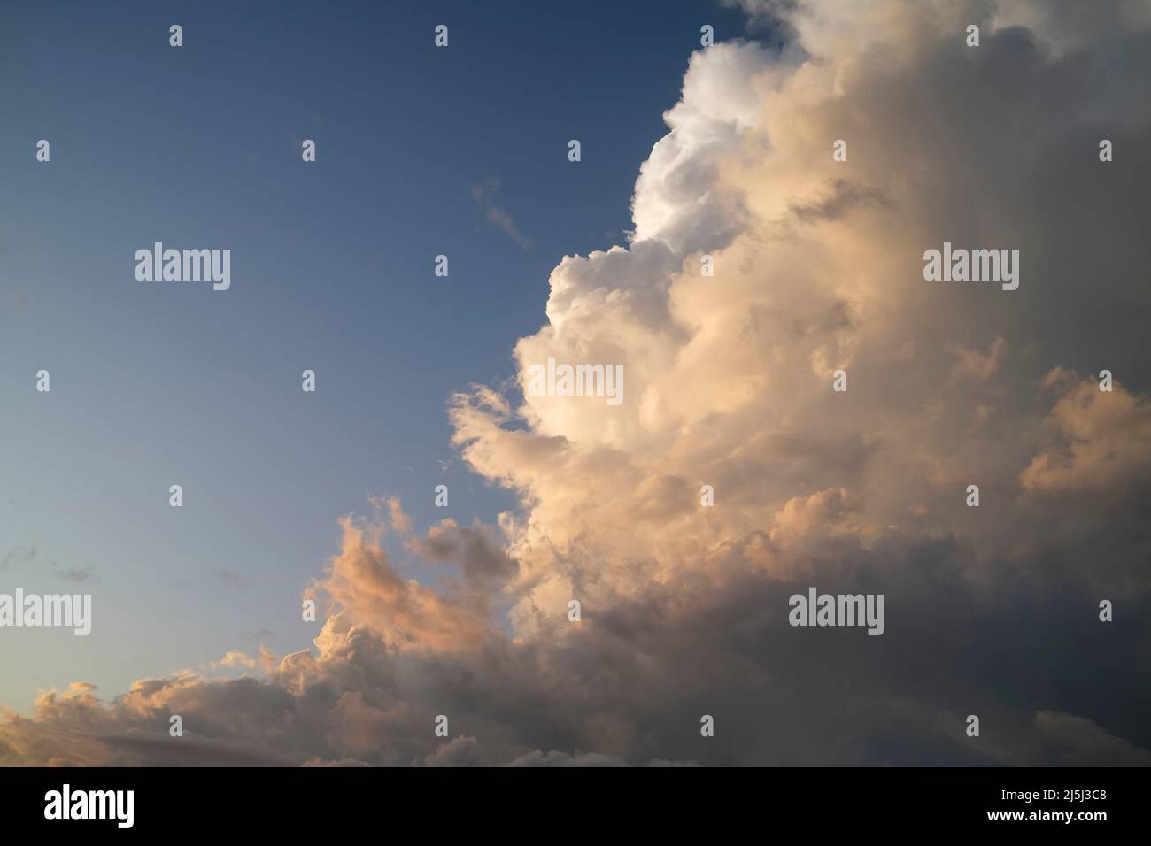 Big cloud cloudscape in afternoon Stock Photo
