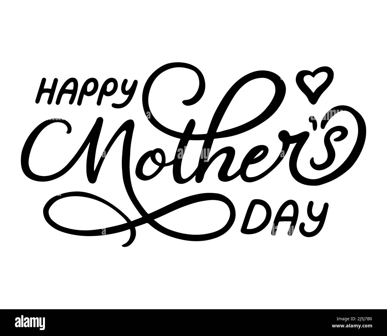 Happy Mothers Day Vector Lettering Mothers Day Calligraphy Card Mothers Day Lettering Arabic 9680