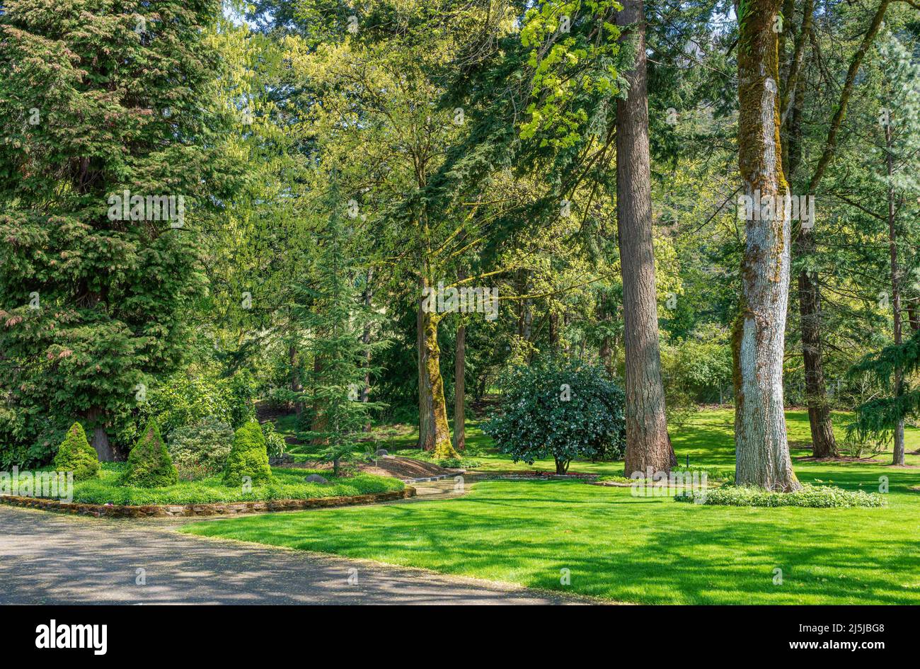 Bonneville Dam State park and recreation area Oregon state Stock Photo