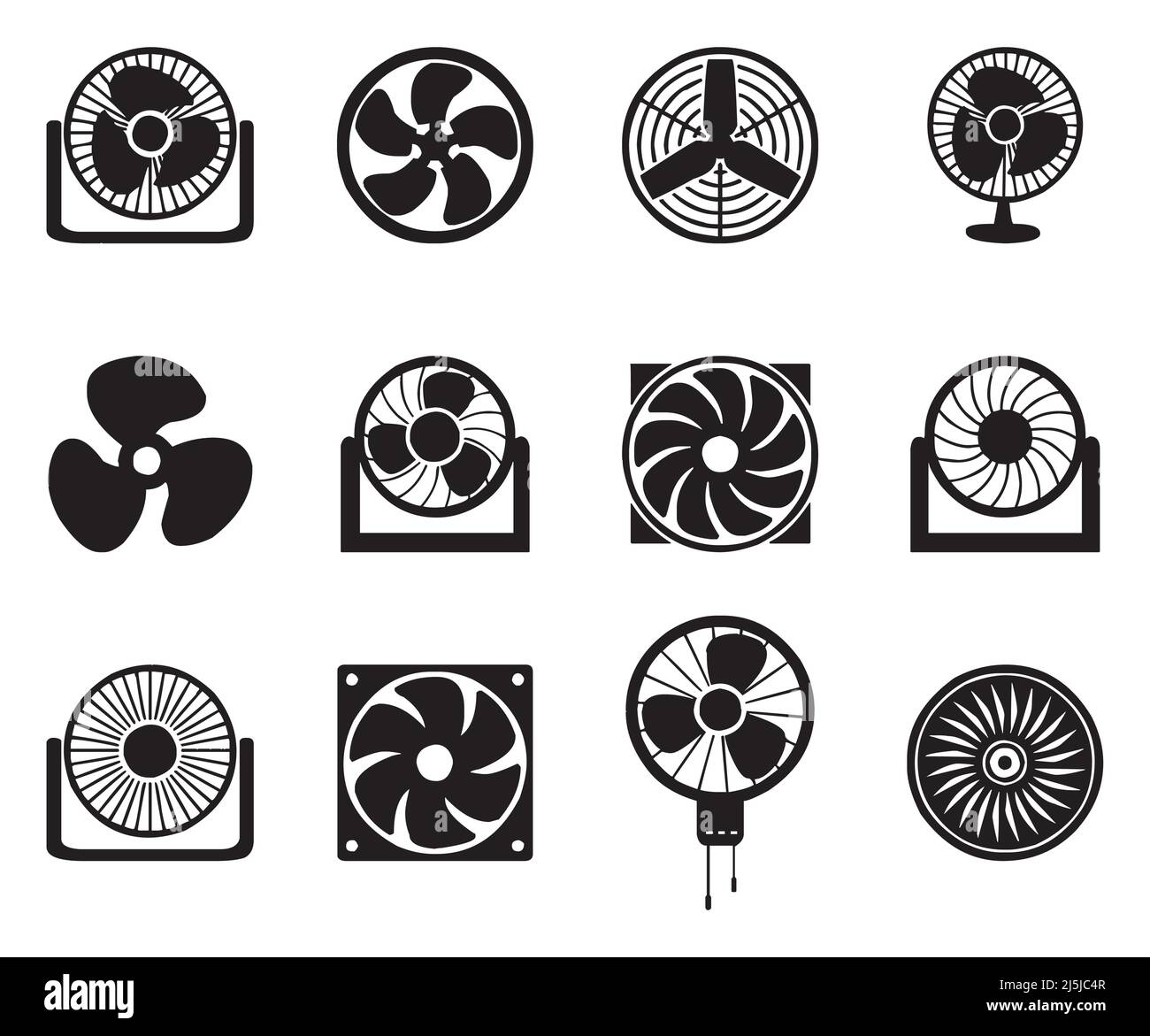 Ceiling fan vector vectors stock photography and images - Alamy