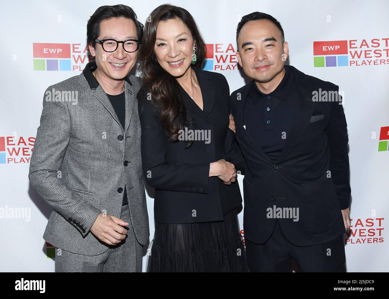 (L-R) AMERICAN BORN CHINESE Cast Ke Huy Quan And Michelle Yeoh With ...