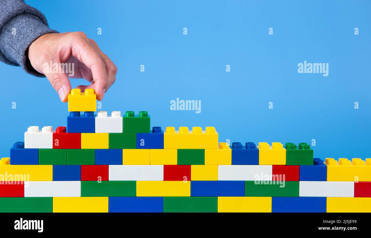 Plastic block wall hi-res stock photography and images - Alamy