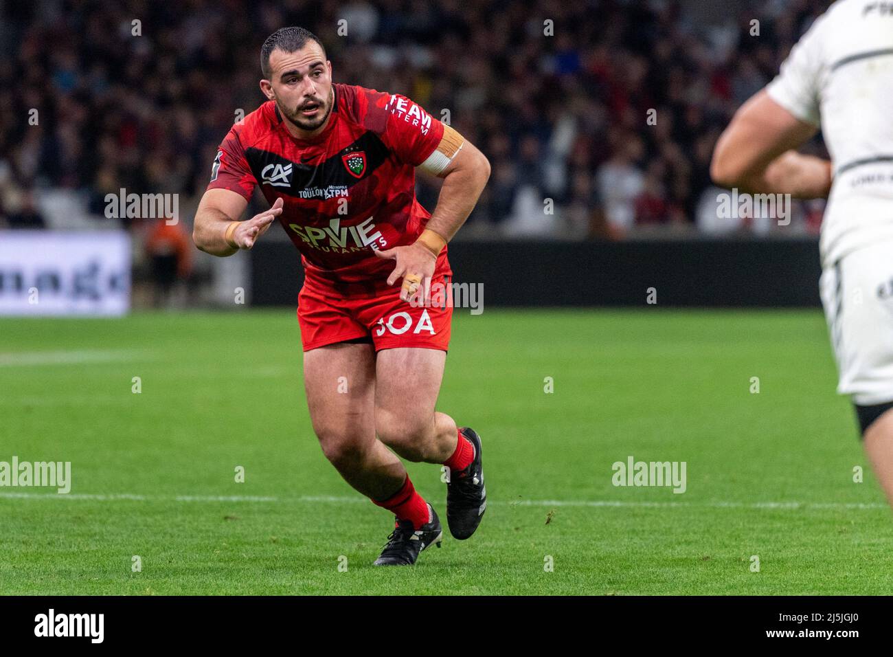 Jean-Baptiste Gros (RCT) during the Top 14 game between Toulon and Clermont  in Félix Mayol Stadium in Toulon on March 26 2022. Photo by Florian  Escoffier/ABACAPRESS.COM Stock Photo - Alamy