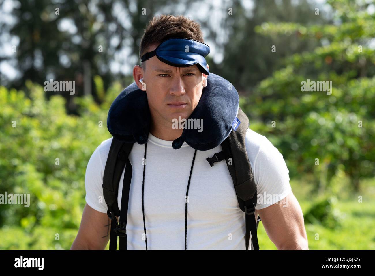 CHANNING TATUM in THE LOST CITY (2022), directed by AARON NEE and ADAM NEE. Credit: Exhibit A / Fortis Films Production / Album Stock Photo