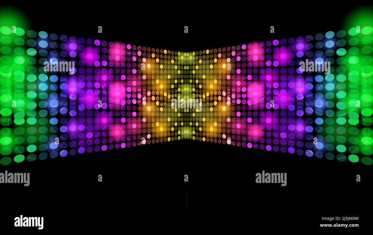 Shiny sparkling dance floor disco background. Vector illustration Stock Vector