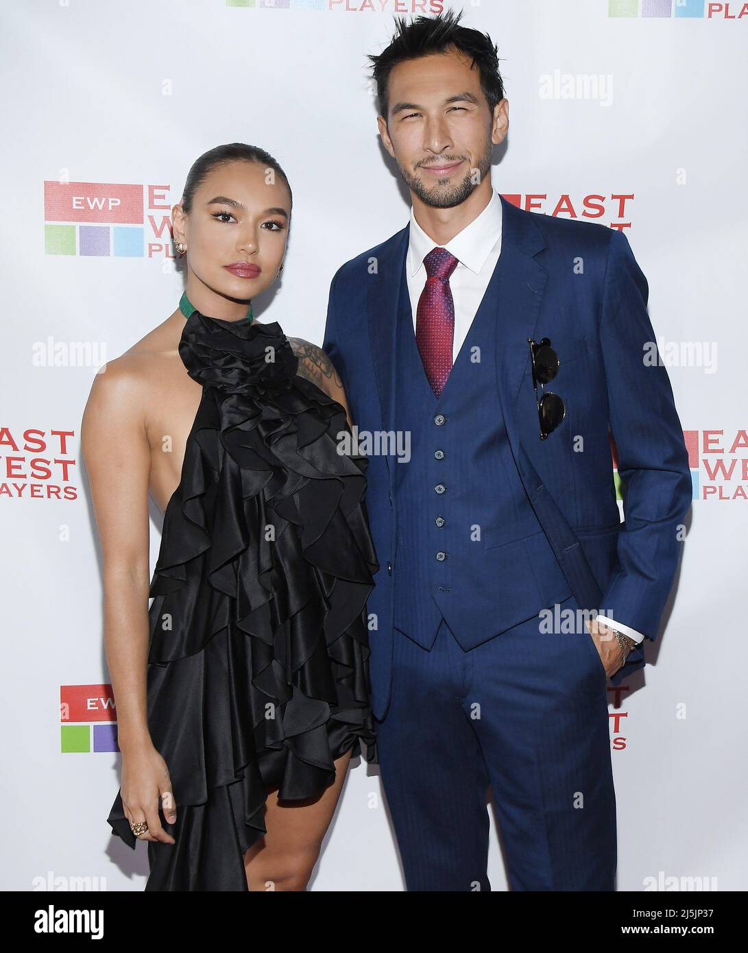 (L R) Samantha Richelle and Anton del Rosario at the East West Players