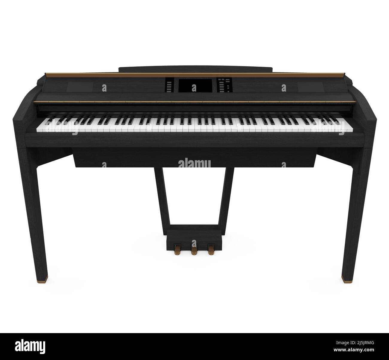 Piano Keyboard Isolated Stock Photo Alamy