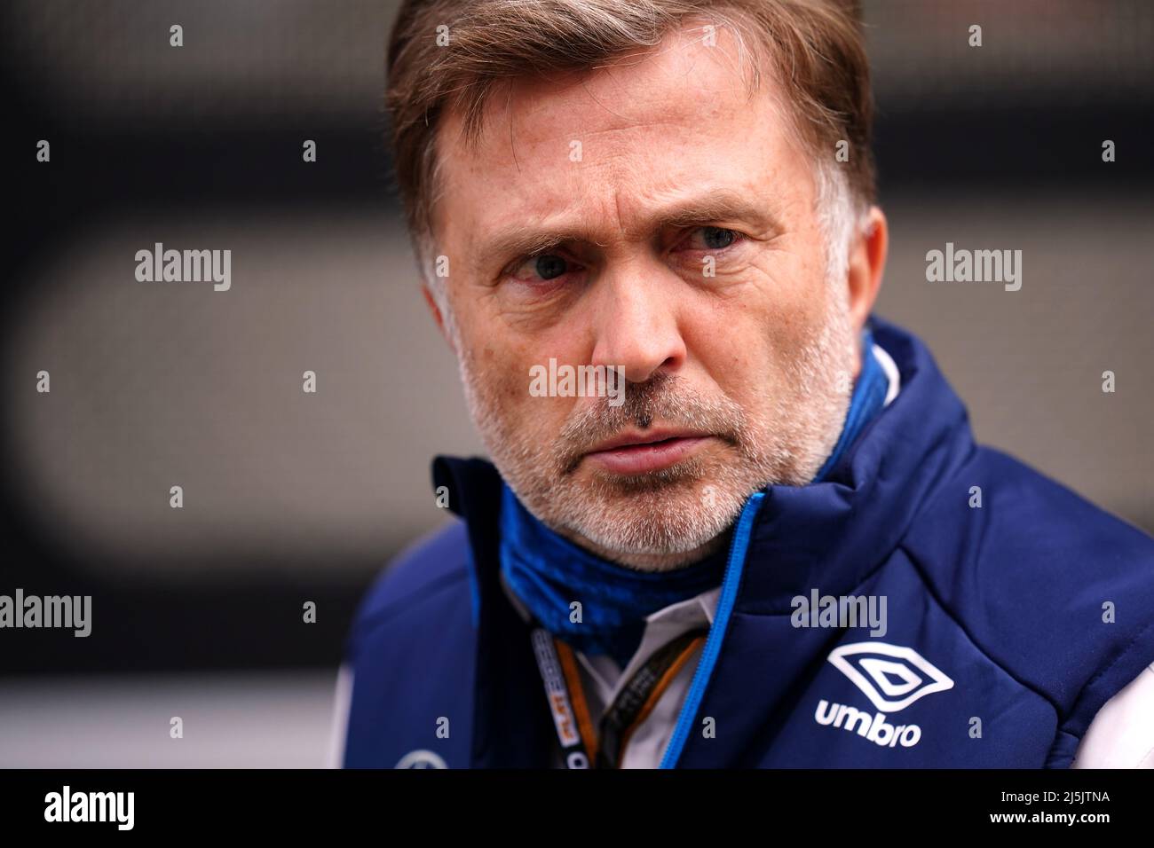 CEO and team principal of Williams Racing Jost Capito arrives at the ...
