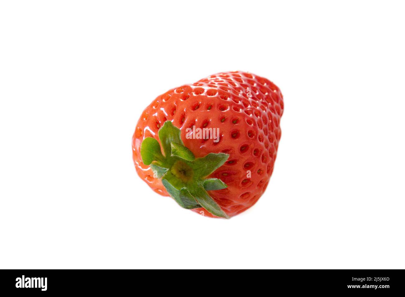 a strawberry isolated on a white background Stock Photo - Alamy