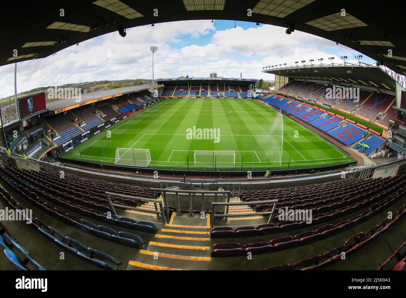 Interior view of Turf Moor Stock Photo Alamy