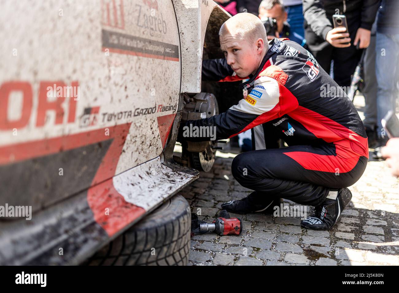 ROVANPERA Kalle (fin), Toyota Gazoo Racing WRT, Toyota GR Yaris Rally1,  portrait during the Croatia Rally 2022, 3rd round of the 2022 WRC World  Rally Car Championship, from April 21 to 24,