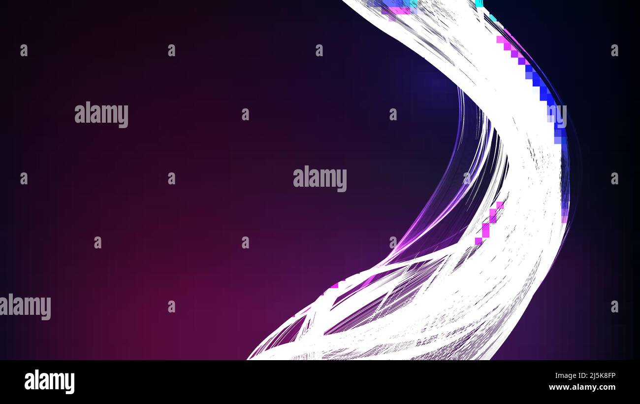 Purple wave vector illustration. Futuristic vector illustration. Stock Vector