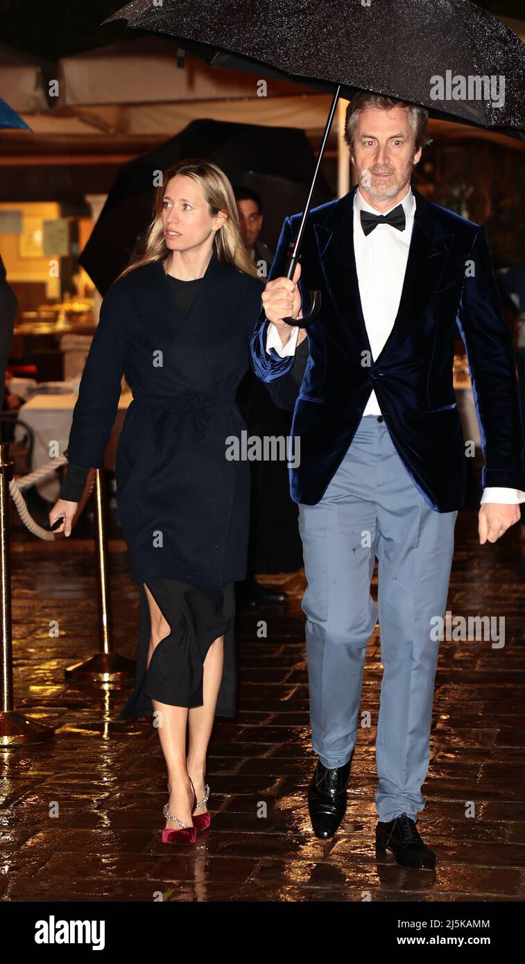 Venice, Italy. 23rd Apr, 2022. gala dinner organized by Dior to celebrate  the opening of the 59th Biennale of Art in Venice Guest Credit: Independent  Photo Agency/Alamy Live News Stock Photo -