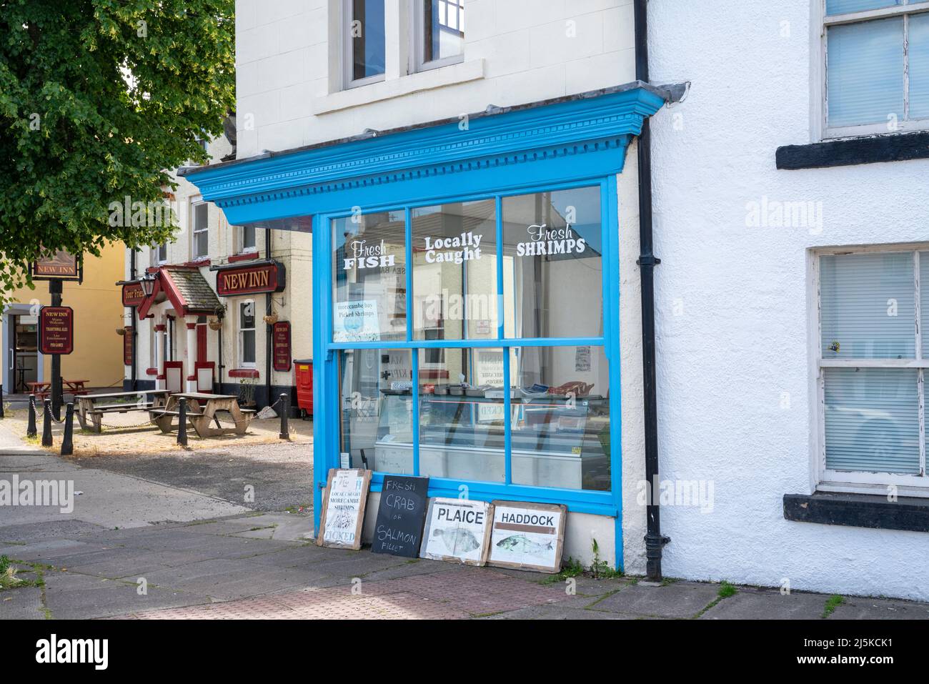 The Shrimp Shop, Poulton Square, Morecambe, Lancashire Stock Photo