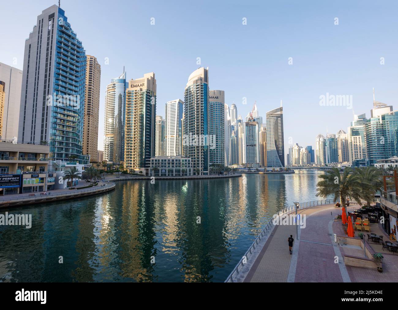 DUBAI, UNITED ARAB EMIRATES - APRIL 6: General view of the canal and ...