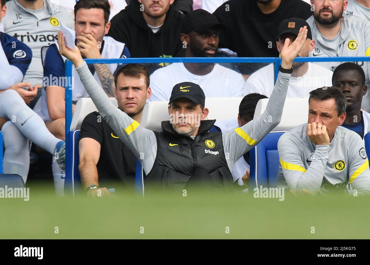 London, UK. 23rd Apr, 2022. 24 April 2022 Chelsea v West Ham United