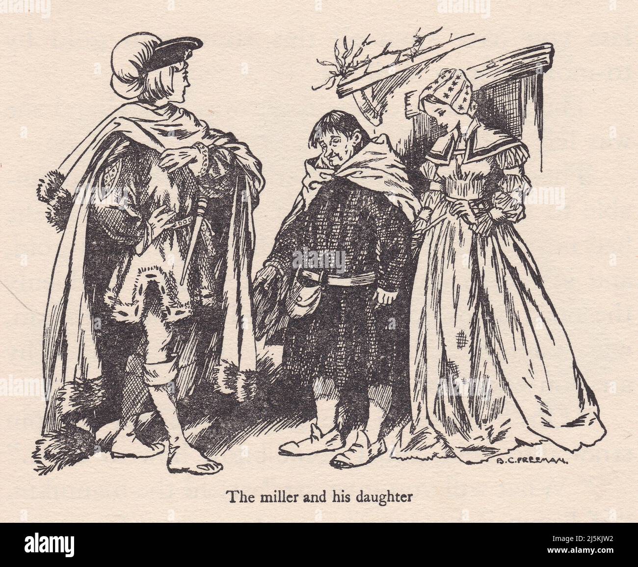 Vintage Stories from Grimm by Blackie Rumpelstiltskin Stock Photo Alamy