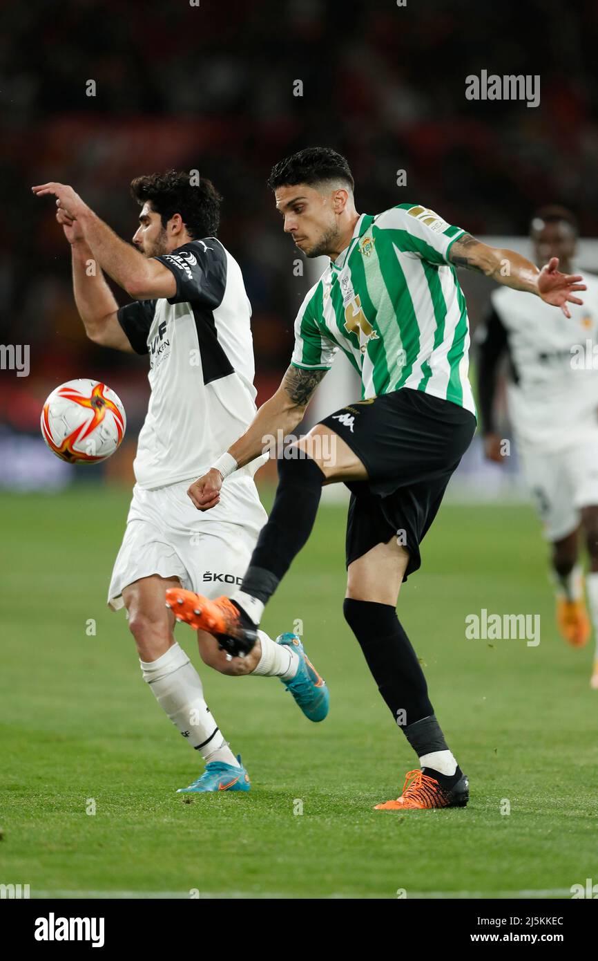 Sevilla, Spain. 23rd Apr, 2022. Gabriel Paulista (Valencia) Football/Soccer  : Spanish Copa del Rey Final match between Real Betis Balompie 1 (5-4) 1  Valencia CF at La Cartuja Stadium in Sevilla, Spain .