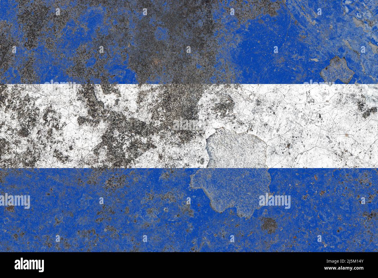 El salvador flag on a damaged old concrete wall surface Stock Photo - Alamy