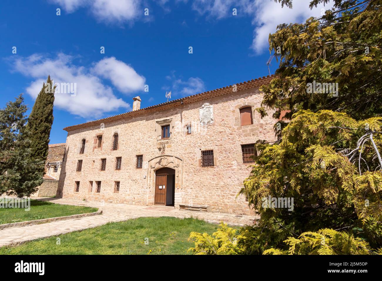 Church and convent Santa Isabel in Medinaceli, Soria province, Spain. Stock Photo