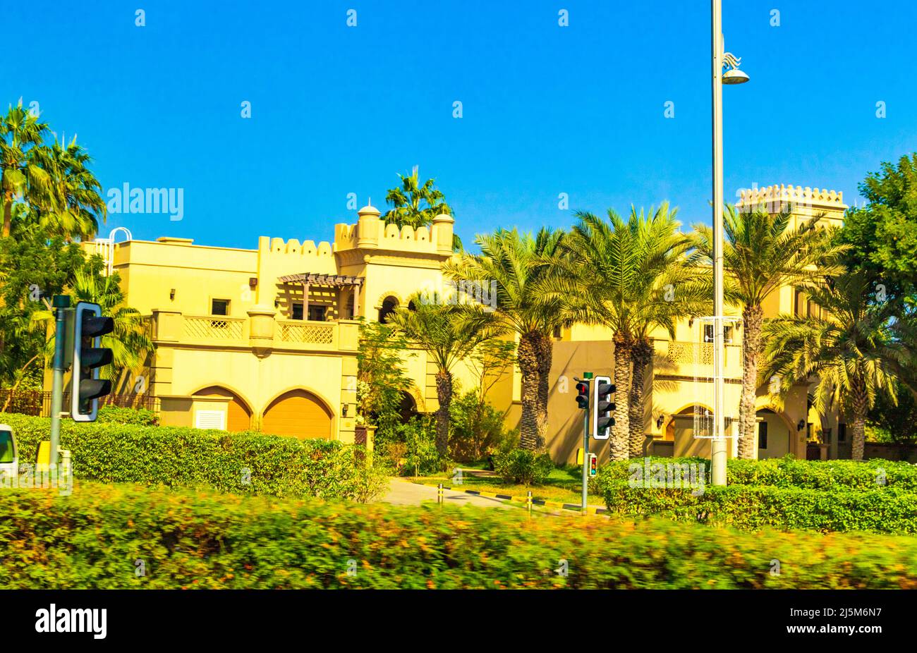 The Palm Jumeirah is an archipelago of artificial islands in Dubai, in