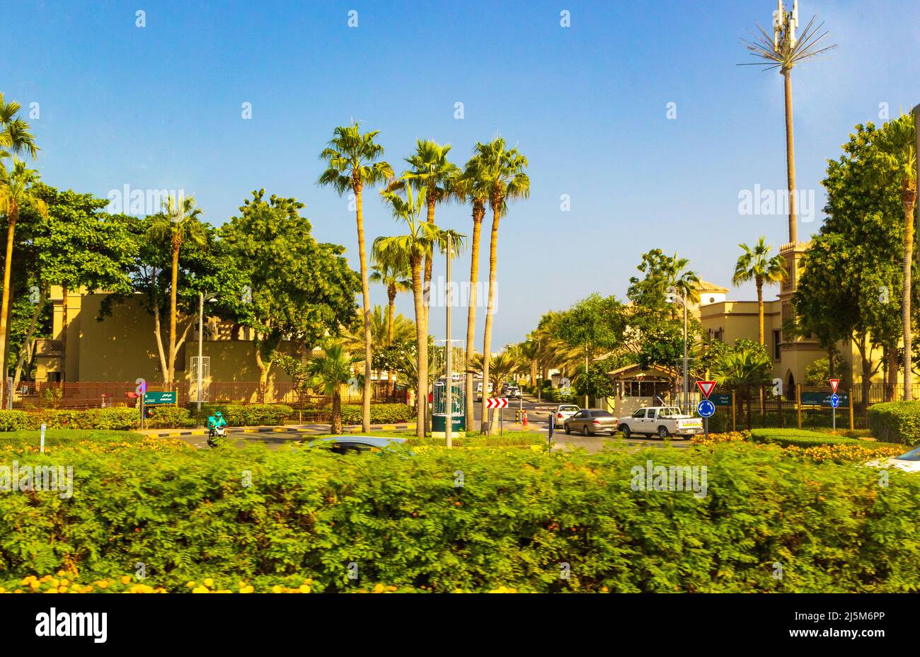 The Palm Jumeirah is an archipelago of artificial islands in Dubai, in