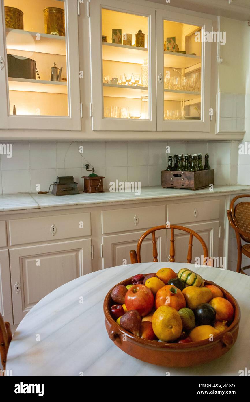 Barcelona, Spain, Interior Design, Old Kitchen, inside, Historic ...