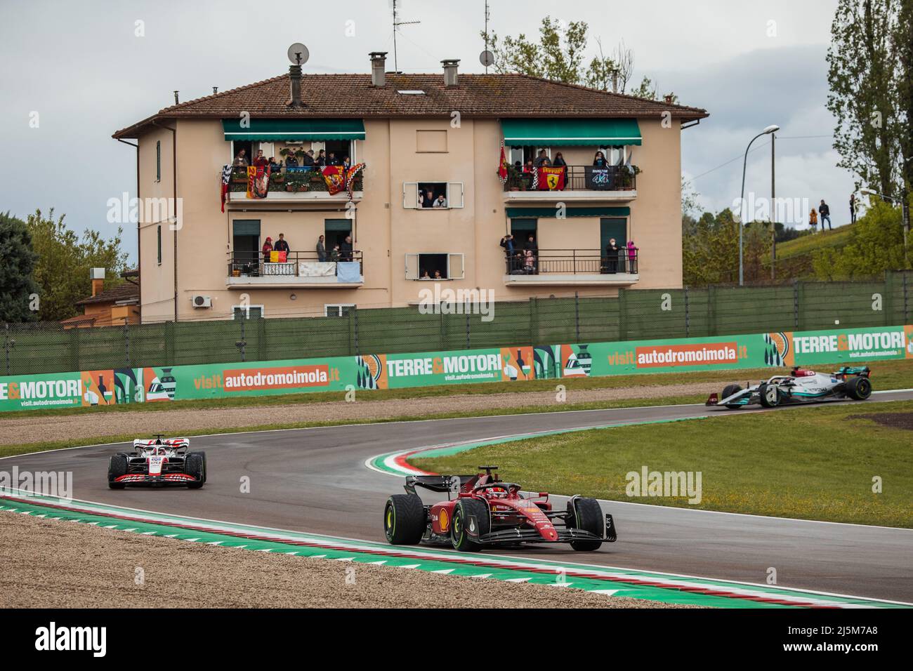 Imola, Italy. 24th Apr, 2022. Charles Leclerc (MON) Ferrari F1-75. 24.04.2022