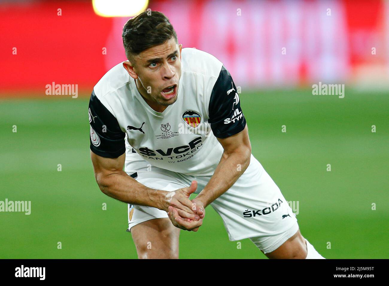 Gabriel Paulista of Valencia CF during the Copa del Rey match between Real  Betis and Valencia CF played at La Cartuja Stadium on April 23, 2022 in  Sevilla, Spain. (Photo by Antonio