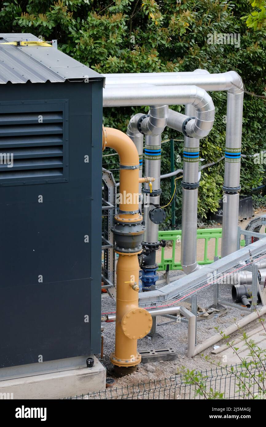 Castle Park Energy Centre on the River Avon Bristol UK. a 3M water