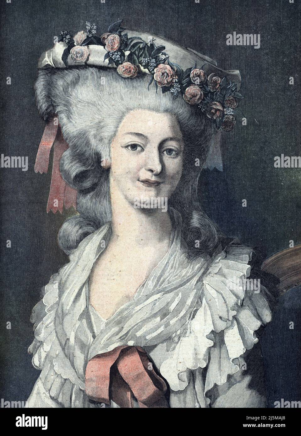 Portrait de Marie Therese Louise de Savoie Carignan, princesse de