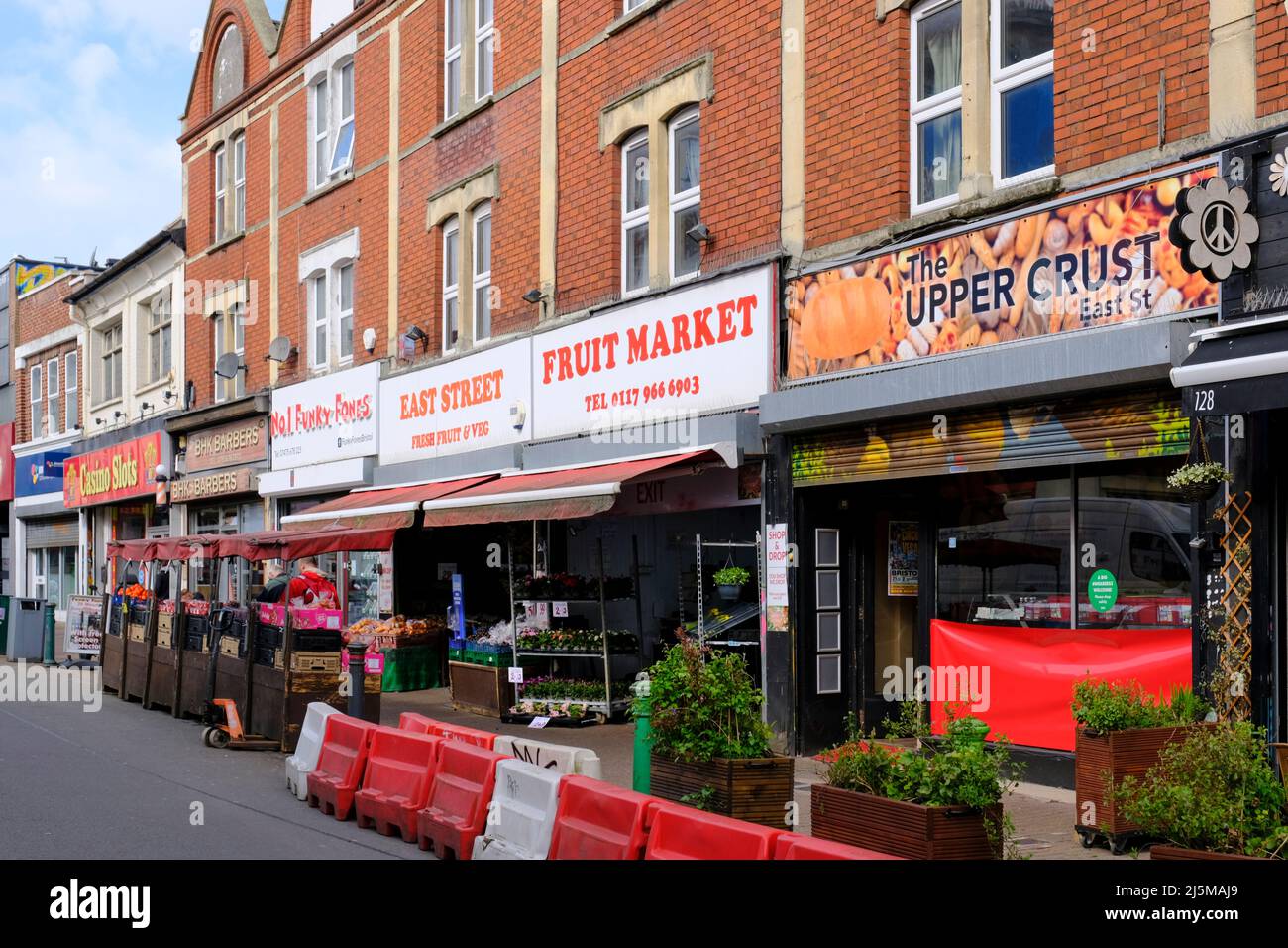 Around Bedminster, a district of Bristol. East Street Stock Photo Alamy