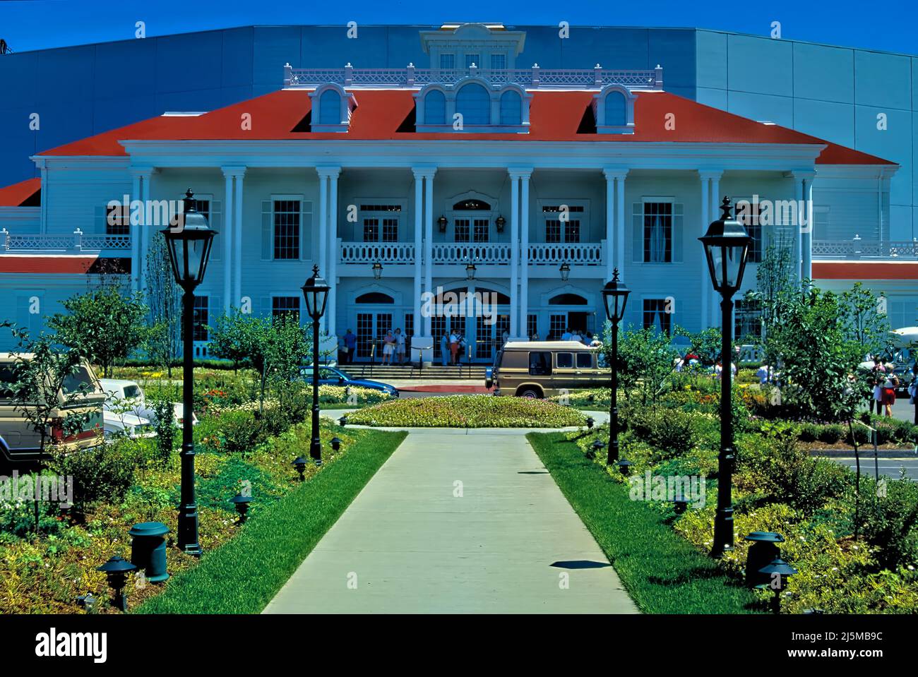 Branson, Missouri, USA October 24, 1992: The front entrance to the Grand Palace. Stock Photo
