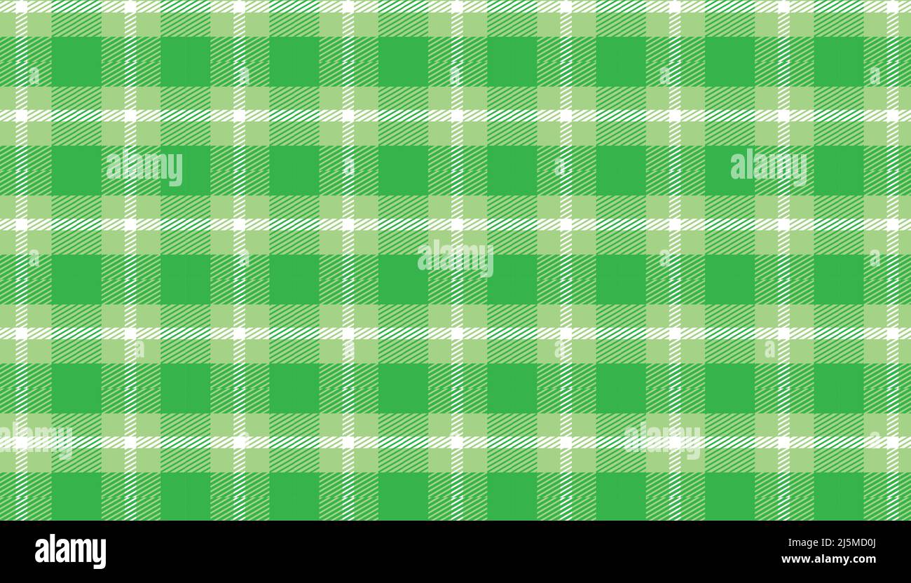 Plaid checkered fabric pattern. Modern plaid design for shirts, skirts, tablecloths, flannel, and blanket. Vector illustration. eps 10 Stock Vector