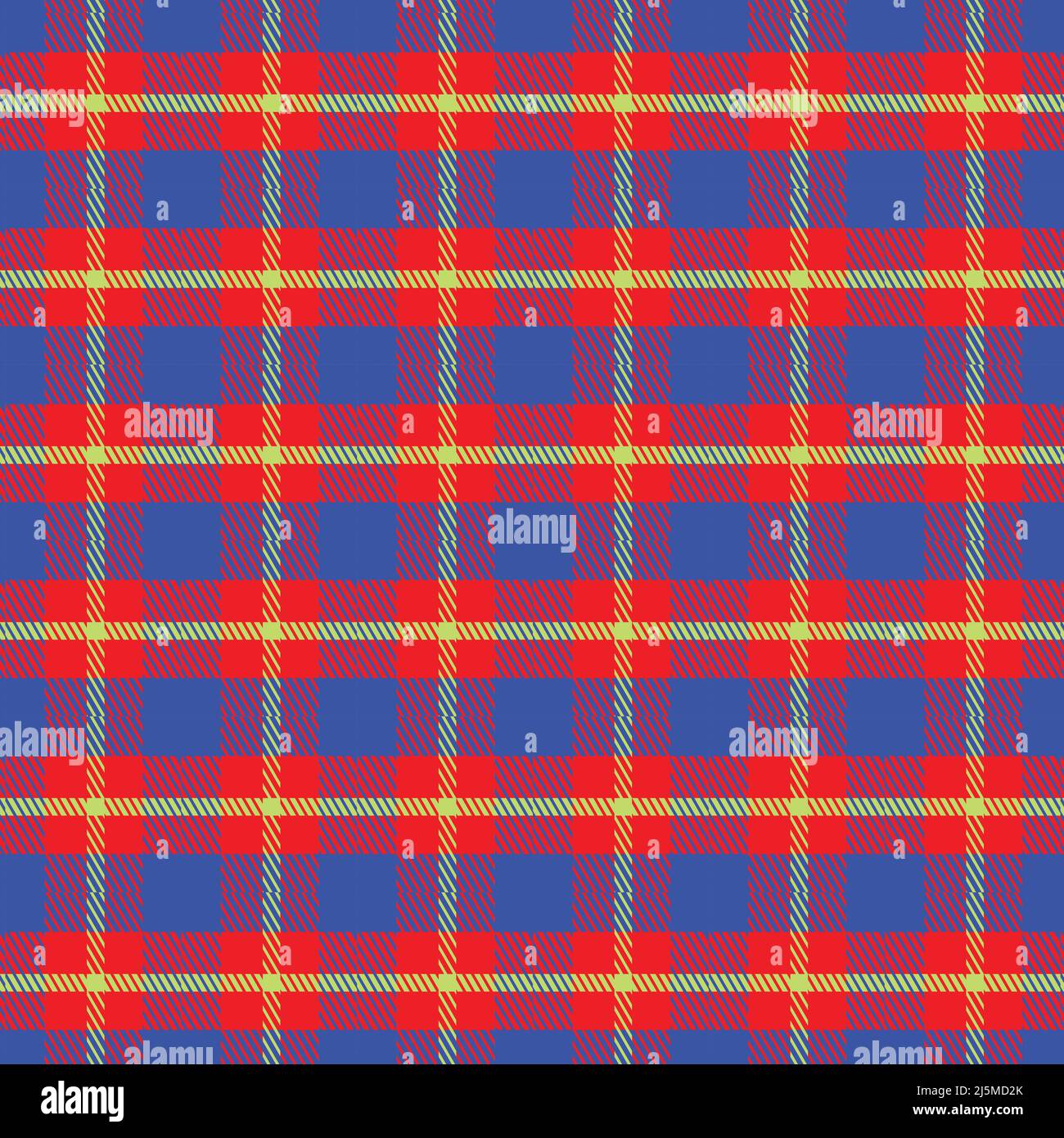Plaid checkered fabric pattern. Modern plaid design for shirts, skirts, tablecloths, flannel, and blanket. Vector illustration. eps 10 Stock Vector