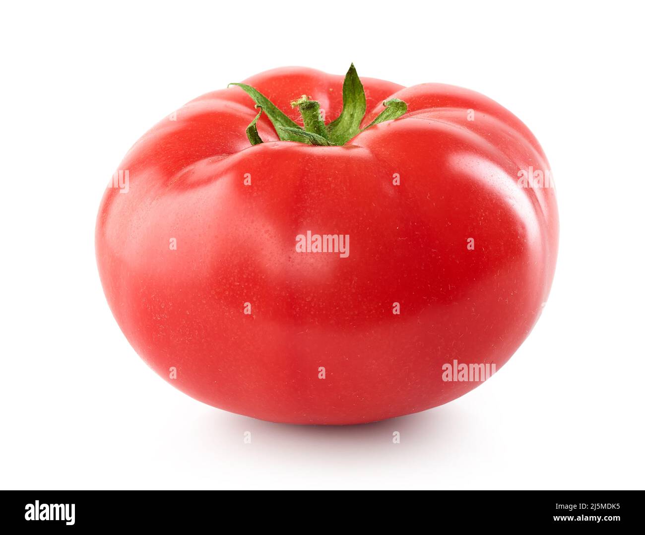 fresh ripe red tomato isolated on white background Stock Photo - Alamy