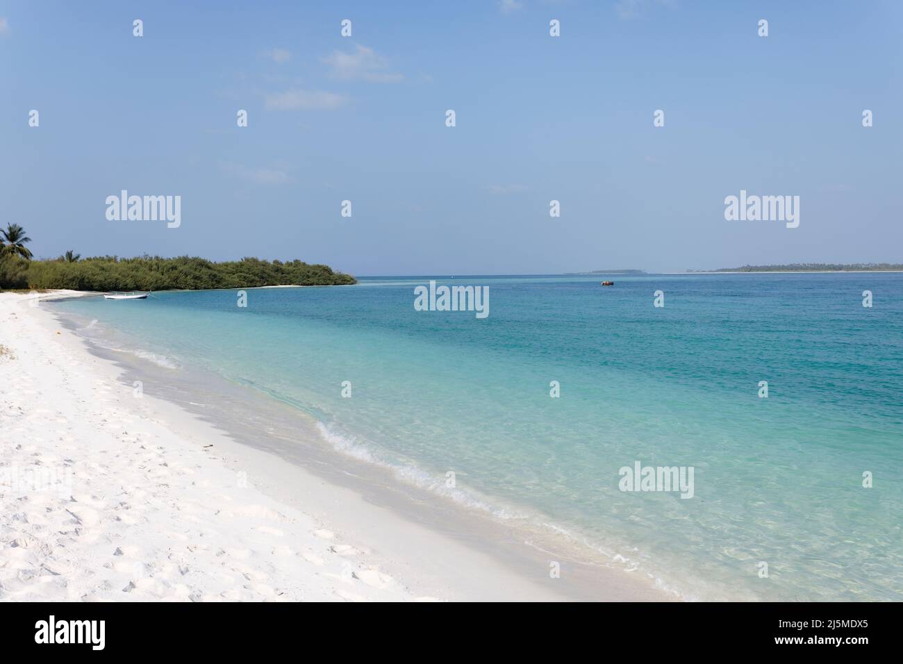 Bangaram island, Lakshadweep, India. Natural beauty of the island with