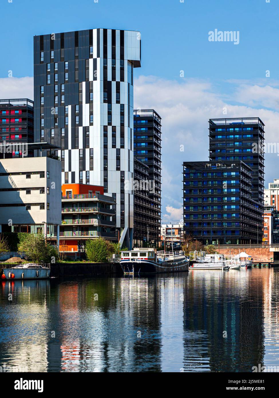 New modern highrise residential apartments in Strasbourg. France Stock Photo Alamy