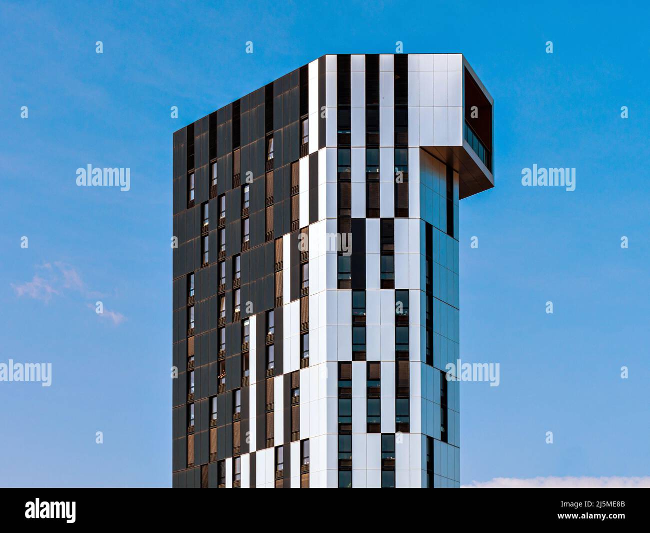 New modern highrise residential apartments in Strasbourg. France Stock