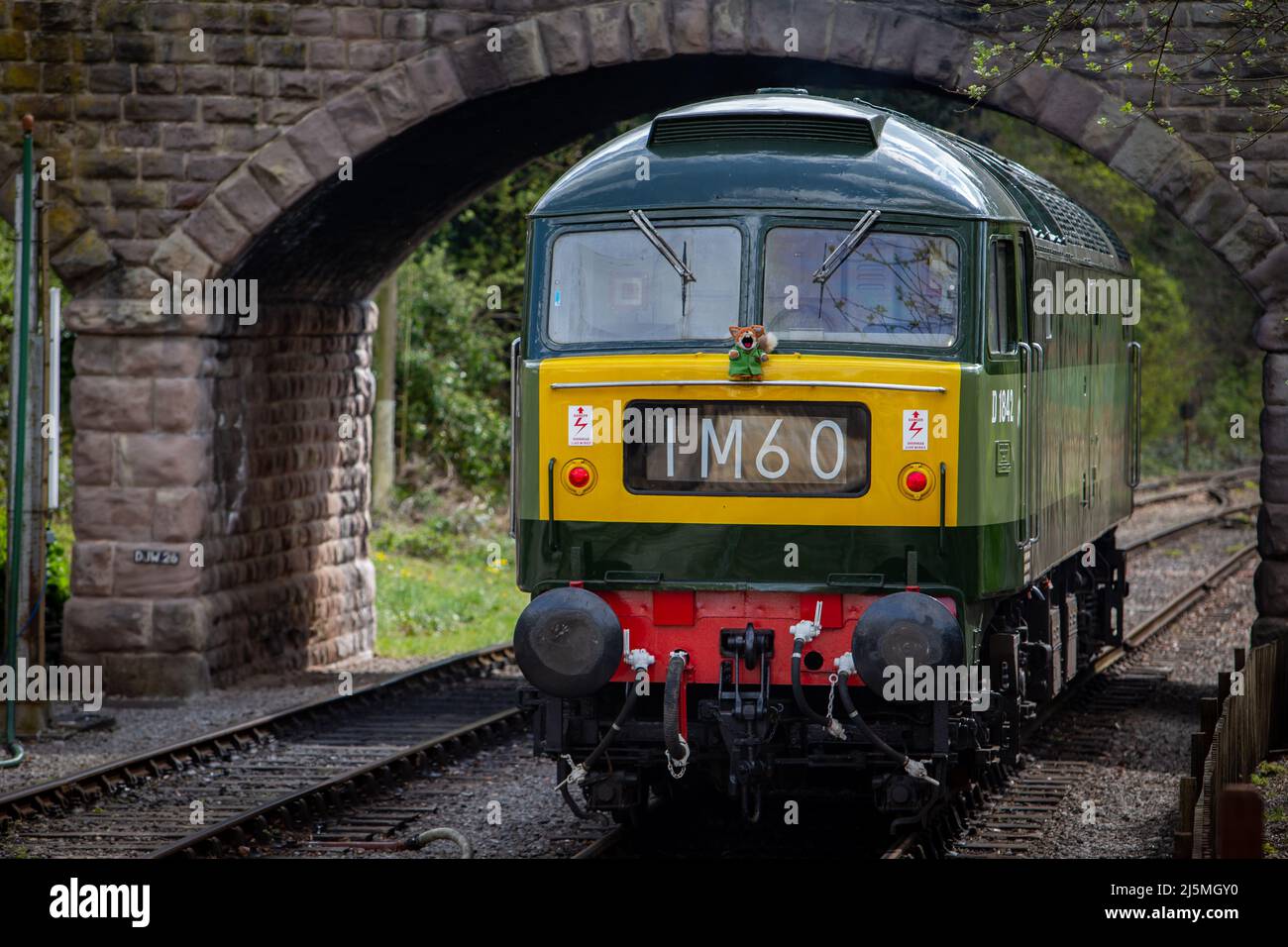 Former BR Class 47 D1842, formerly 47192, operating on the Ecclesbourne Valley Railway 2022.. Stock Photo