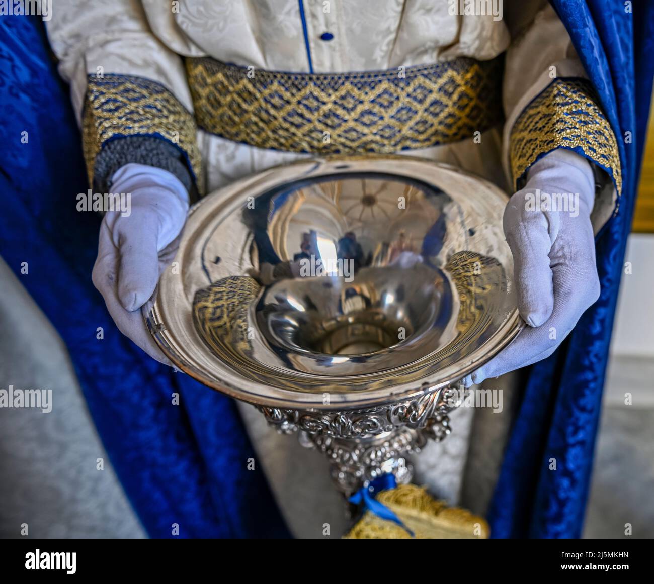 Penitent in a procession in Holy Week Stock Photo - Alamy