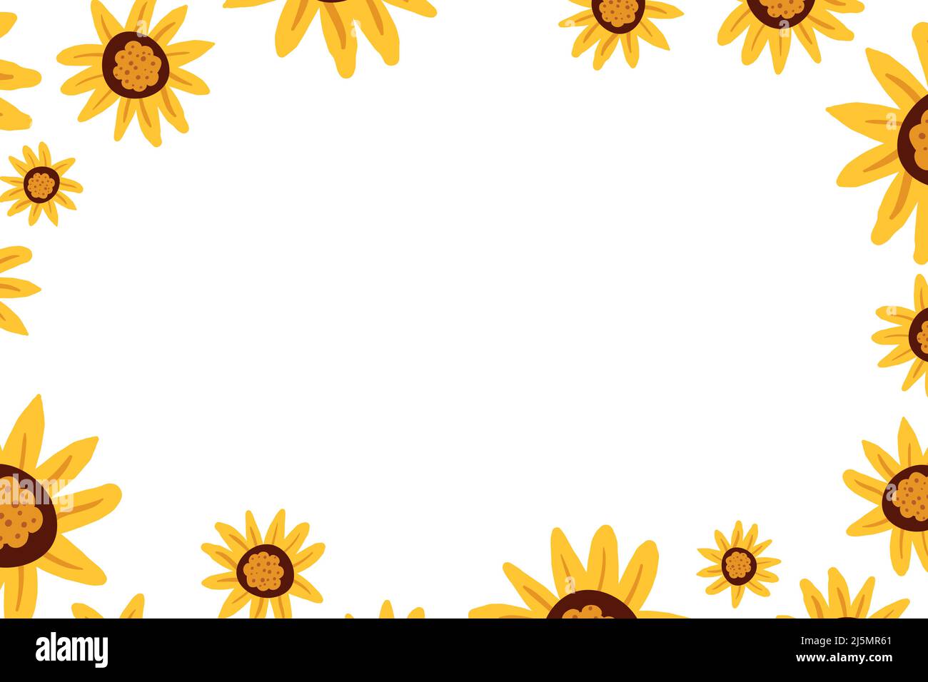 happy-birthday-holiday-celebration-greeting-and-invitation-card-colorful-floral-banner-with-sunflowers-on-light-background-layout-template-modern-stock-vector-image-art-alamy